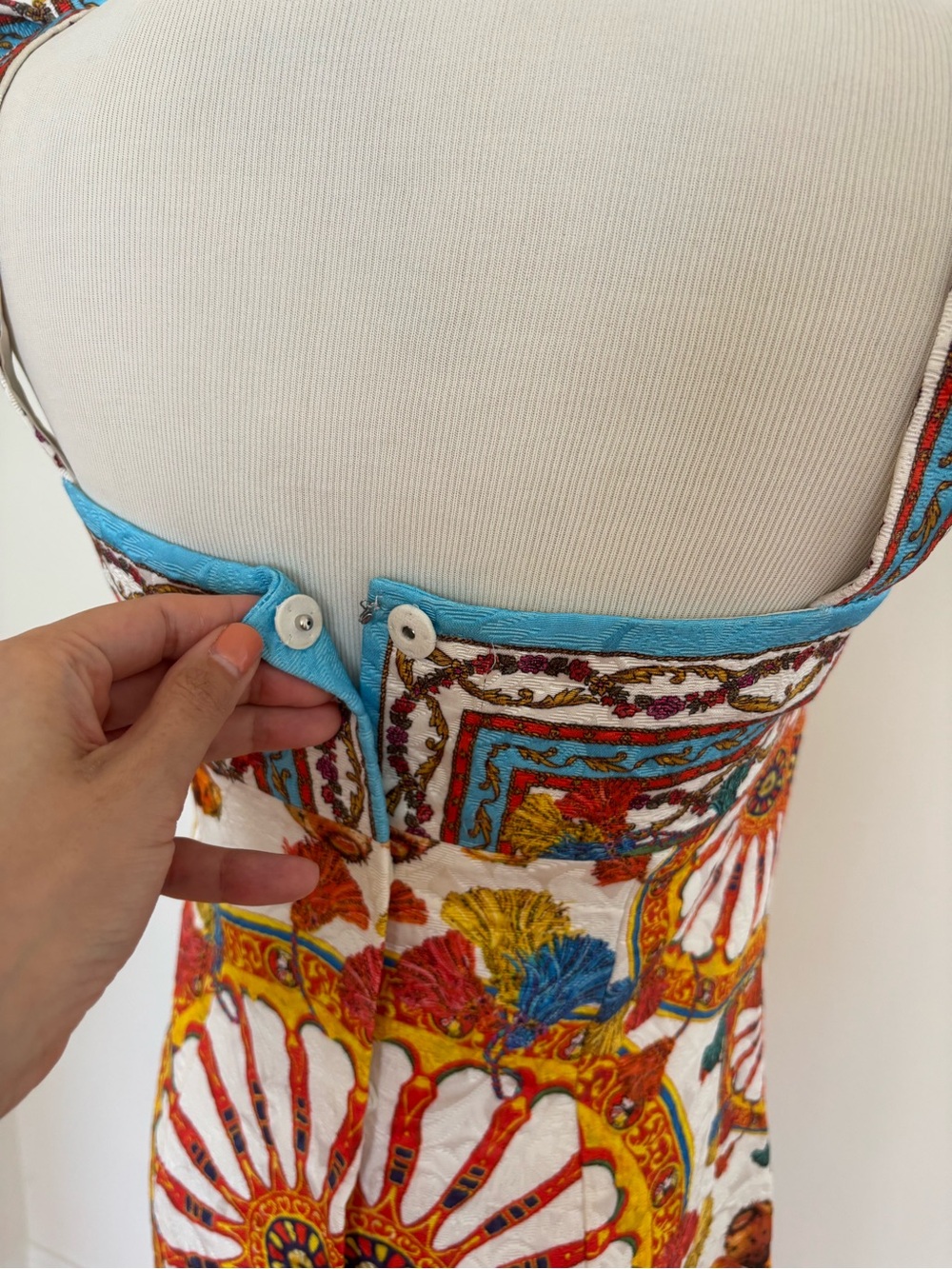 Dolce&Gabbana Sicilian Carretto Print Dress, Circa 2014 - Picture 7 of 10